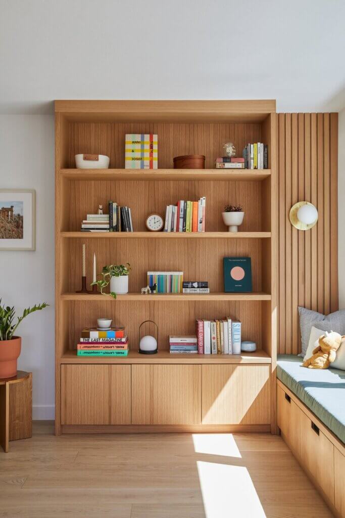 Creating a kids study space means more time for parents too - reading nook image