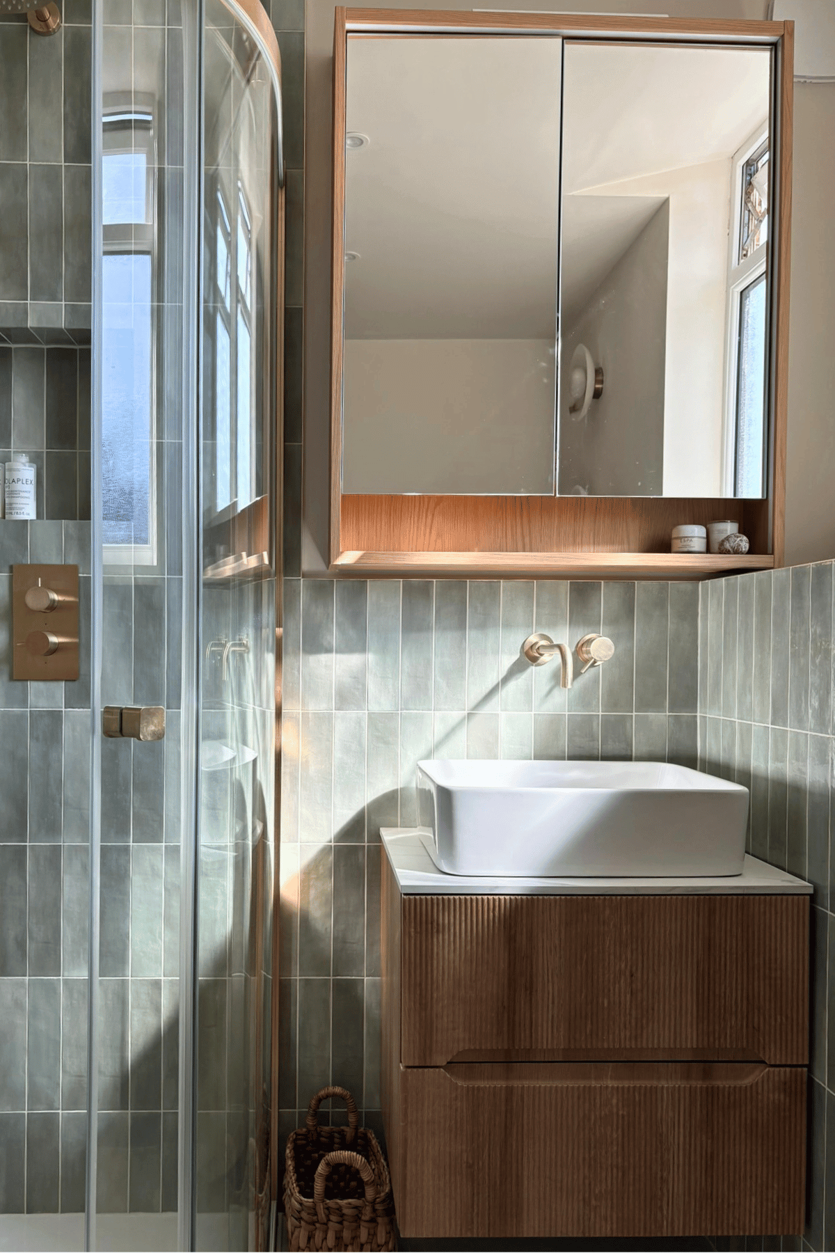 How We Transformed a Small Victorian Bathroom for Family Life - sink and vanity